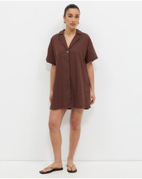 Calli - Karina Collared Shirt Dress