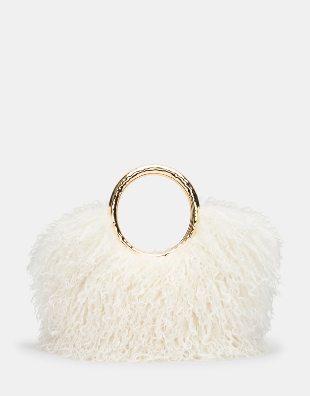 Steve Madden - BKova Cream Clutch Bag