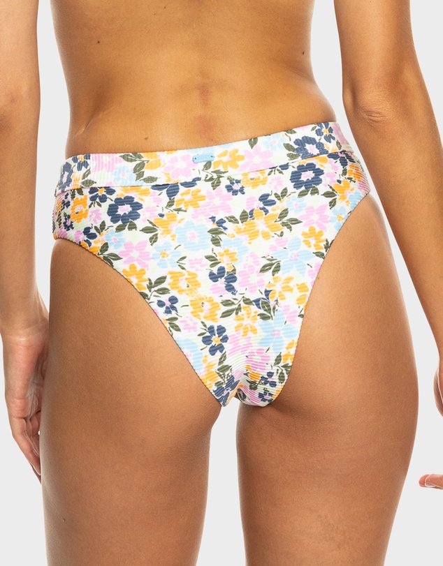 Roxy - Womens Salma Mid Waist Bikini Bottom
