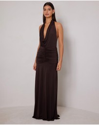 Elle Zeitoune - Amora Flowing Halter Gown