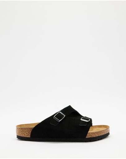 Black Suede Leather
