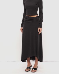 MON RENN - Farrah Draped Skirt
