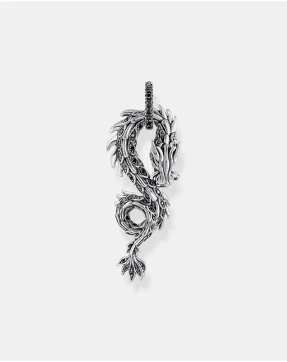 THOMAS SABO - Dragon pendant with black zirconia large