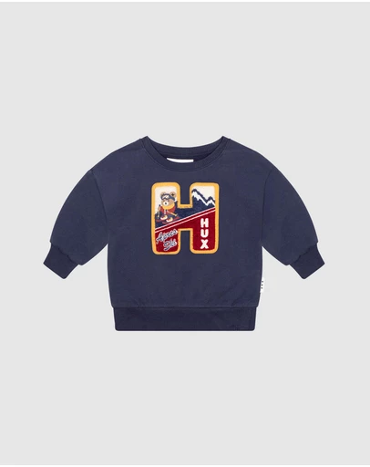 Huxbaby - Apres Ski Emblem Sweat - ICONIC EXCLUSIVE - Babies-Kids