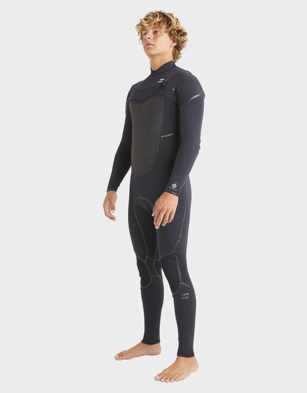 Billabong - Mens 3/2mm Absolute Natural Chest Zip Steamer Wetsuit