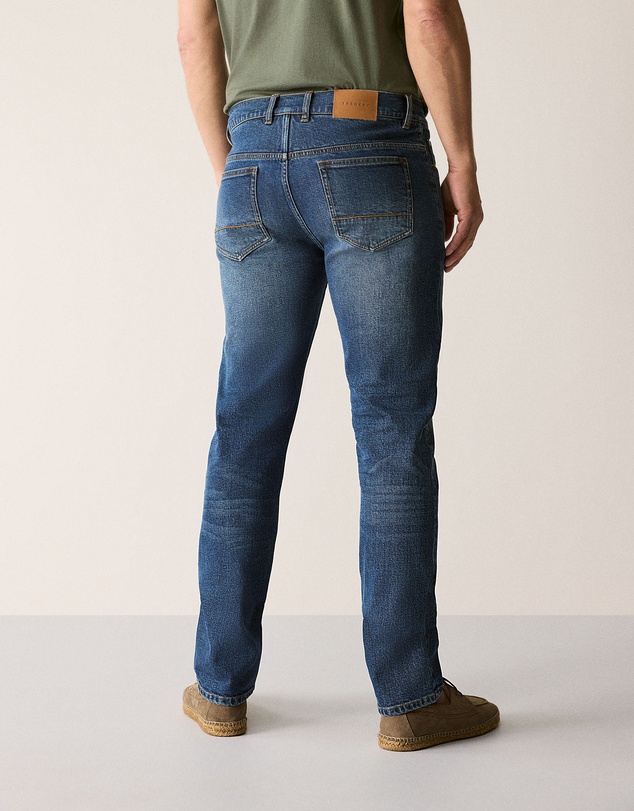 Trenery - Slim Light Wash Jean in Faded Blue