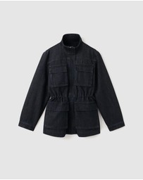 M.N.G - Oversized Denim Parka With Pockets