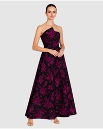 Romance by Honey and Beau - Matteau Pleated Off Shoulder Dress