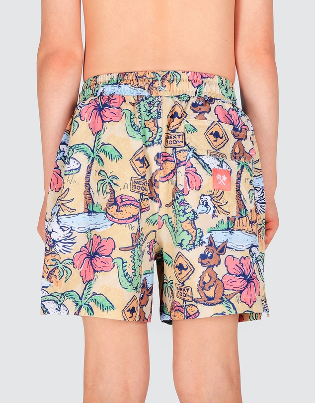 Skwosh - G'day Boys Eco Swim Shorts in Yellow