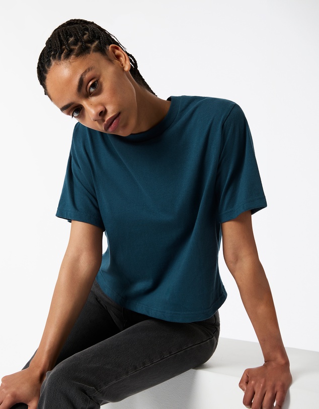 American Apparel - Women's Fine Jersey Boxy T-Shirt