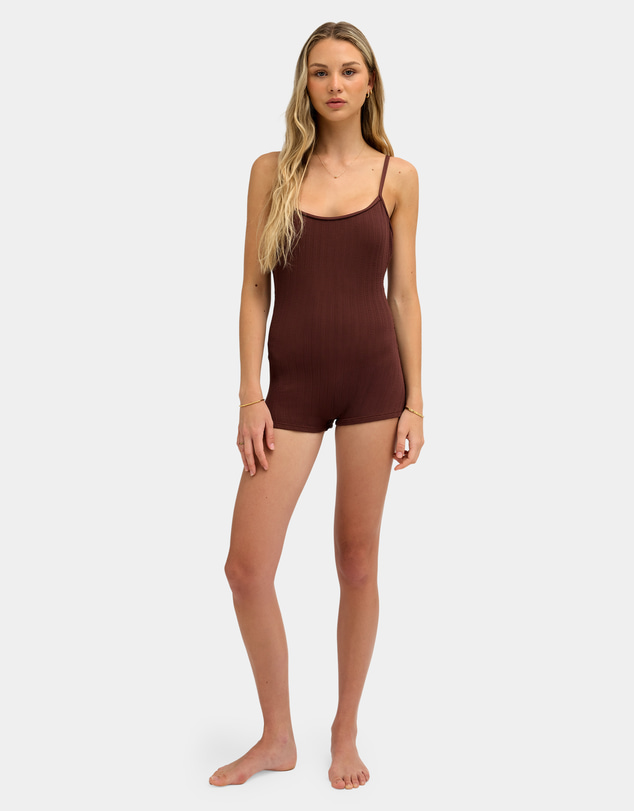 Roxy - Womens Roxy Love Boyleg One Piece Swimsuit