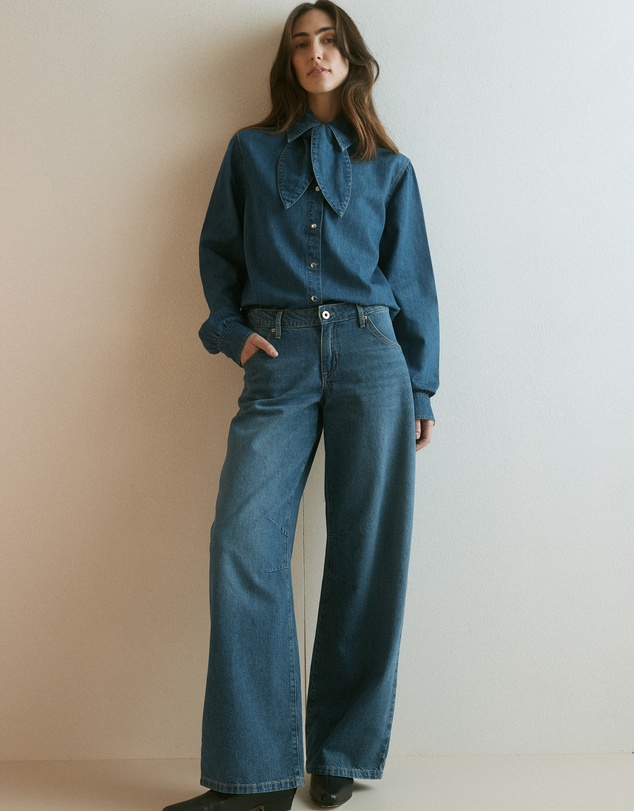 Outland Denim - Melrose Mid Baggy Jean