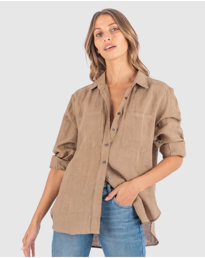 CAMIXA - Luna Oversize Linen Shirt