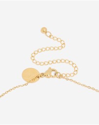 Lovisa - Waterproof Gold Plated Stainless Steel Mini Cross Short Necklace