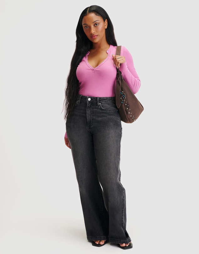 Cotton On - Curvy Stretch Wide Jeans