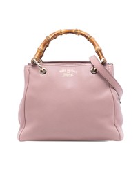 Pre-Loved by Azura Reborn - Pre-Loved Small Calfskin Bamboo Shopper Satchel