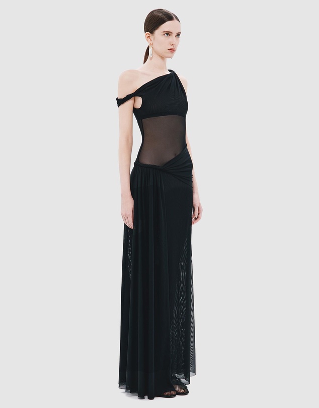 MISHA - Sisal Mesh Maxi Dress