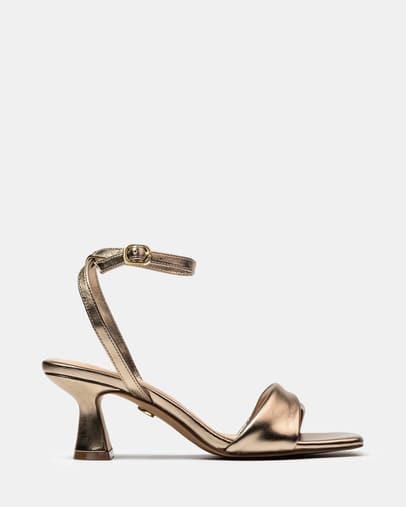 CHAMPAGNE METALLIC LEATHER