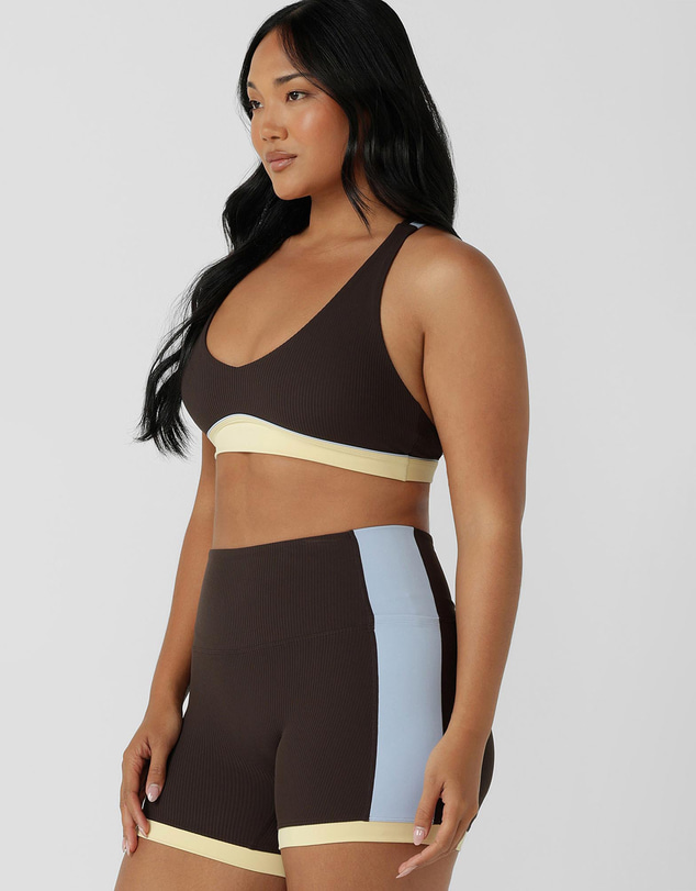 Lorna Jane - Set Point High Support Rib Sports Bra