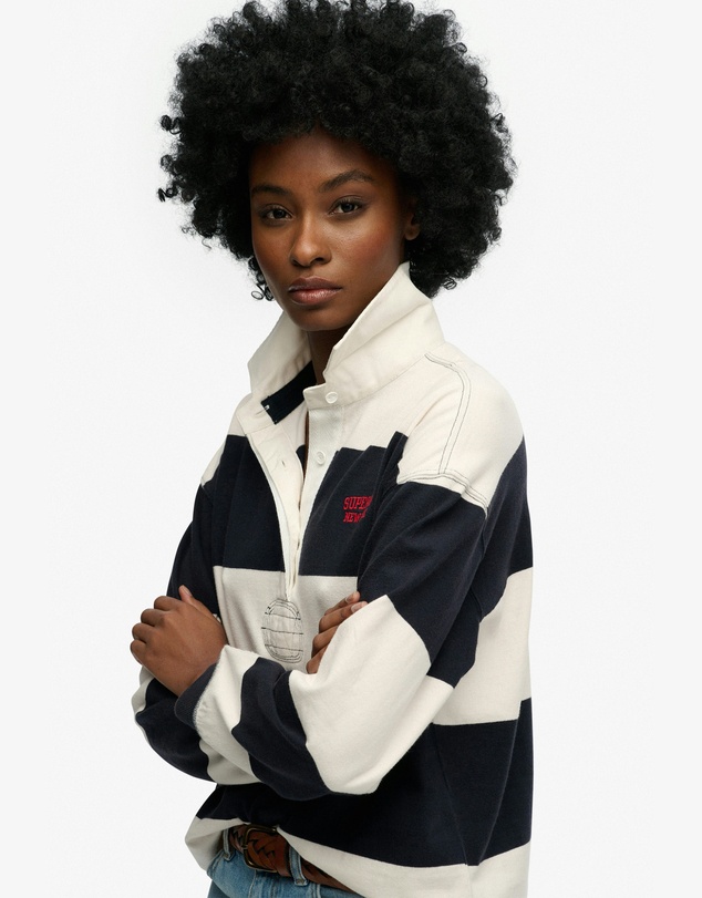 Superdry - Heritage Stripe Rugby Top