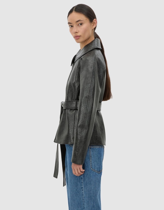 C&M CAMILLA AND MARC - Oreno Croc Belted Jacket
