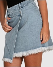 Belle & Bloom - Dance With Me Denim Mini Skirt