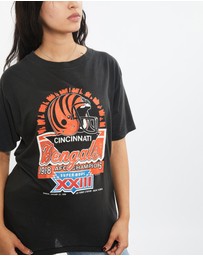Vintage by The Real Deal - Pre Loved - Vintage 1989 NFL Cincinnati Bengals Super Bowl Tee