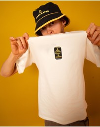 Hard Rated - Hard Rated Can Woven Tee Cream