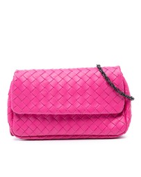 Pre-Loved by Azura Reborn - Pre-Loved Mini Nappa Intrecciato Expandable Chain Flap Crossbody