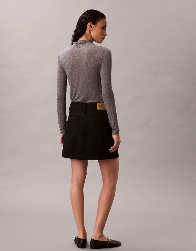 Calvin Klein Jeans - Denim Mini Wrap Skirt