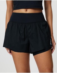 2XU - Aero 2-In-1 Hi-Rise 3 Inch Shorts