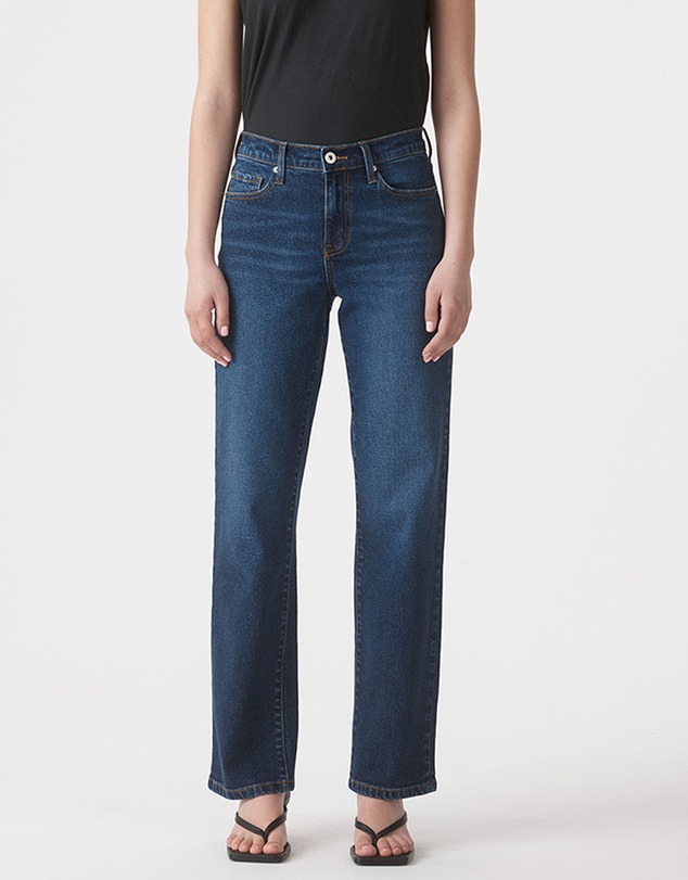 Outland Denim - Elise Mid Straight Jeans