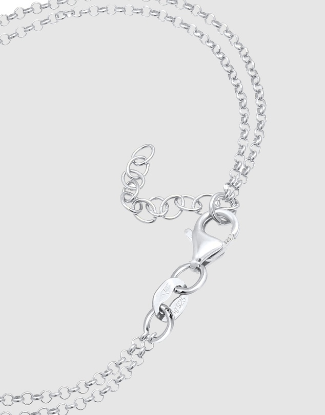 Elli Jewelry - Bracelet Heart Valentine 925 Sterling Silver