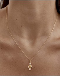 By Charlotte - Tiny Dancer Pendant - Citrine
