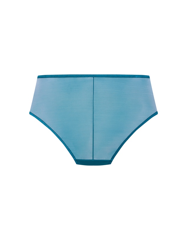 City Chic - Plus size Ingrid Cheeky Brief - teal