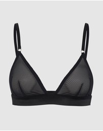 Sotto Brand - Sotto Sotille Mesh Bra Black