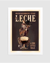 Olive et Oriel - Bourbon De Leche Guinness Style by The Whiskey Ginger Art Print