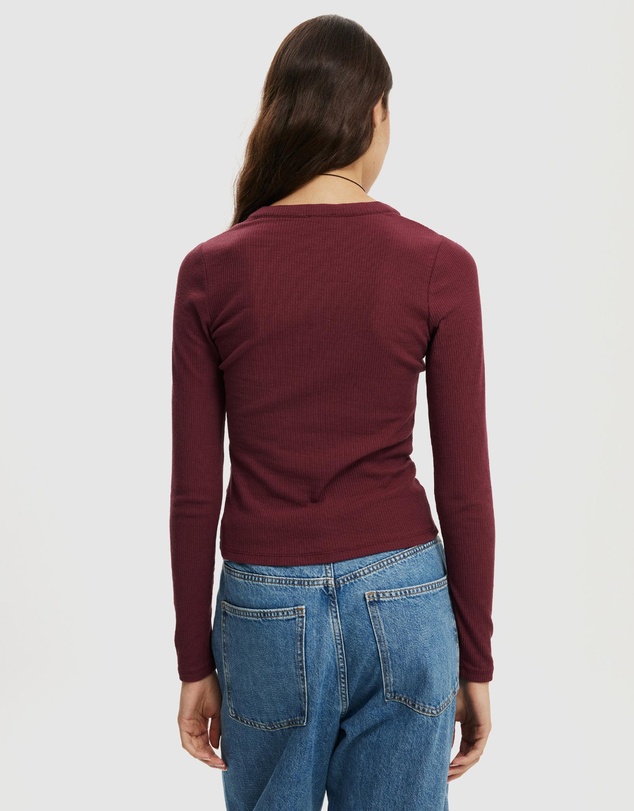 Cotton On - Ryan Henley Long Sleeve Top