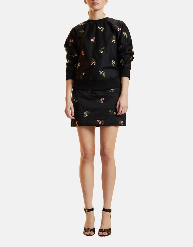 Cynthia Rowley - Embroidered Mini Skirt