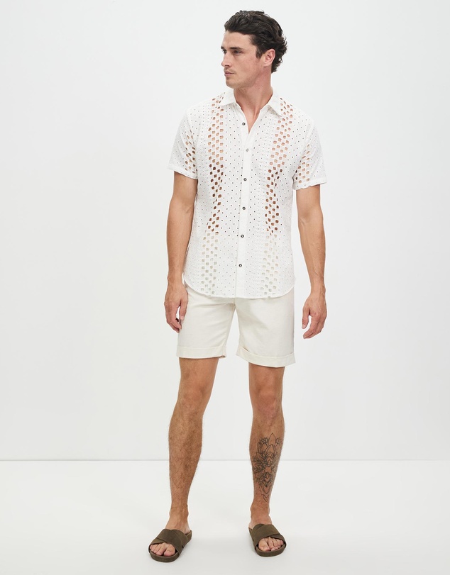 Merlino Street - Embroidered Weekender Shirt