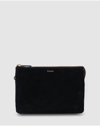 SABEN - Tilly's Big Sis Crossbody Black Suede