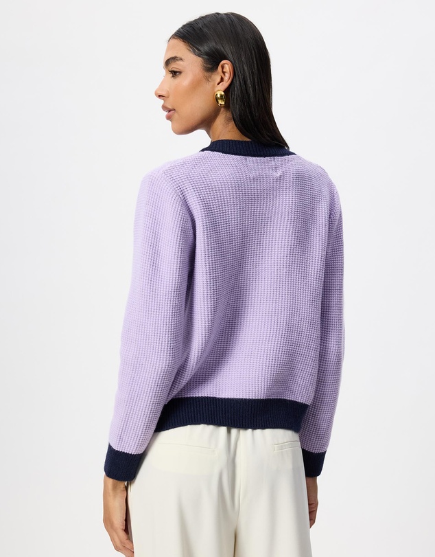Mossée - Sybil Colour Block Knit Cardigan