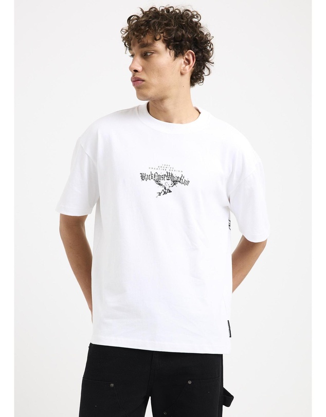 Black Noise White Rain - Cosmos T-Shirt