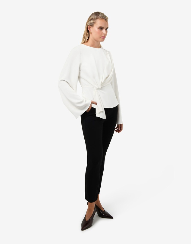 Forcast - Melody Long Sleeve Draped Top