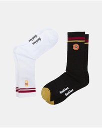 American Needle - Carlton Draught Pint Logo Sneaker Sock 2-Pack