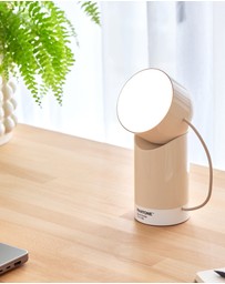Lexon - Lexon Orbe Portable Led Lamp With Moving Head PANTONE - Sand