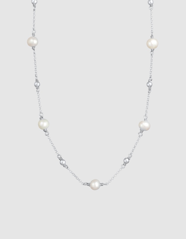 Elli Jewelry - Freshwater Pearl Necklace in 925 Silver