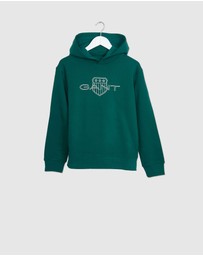 Gant - Teens Contrast Shield Hoodie