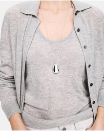 ARKET - Silver-Plated Pendant Necklace