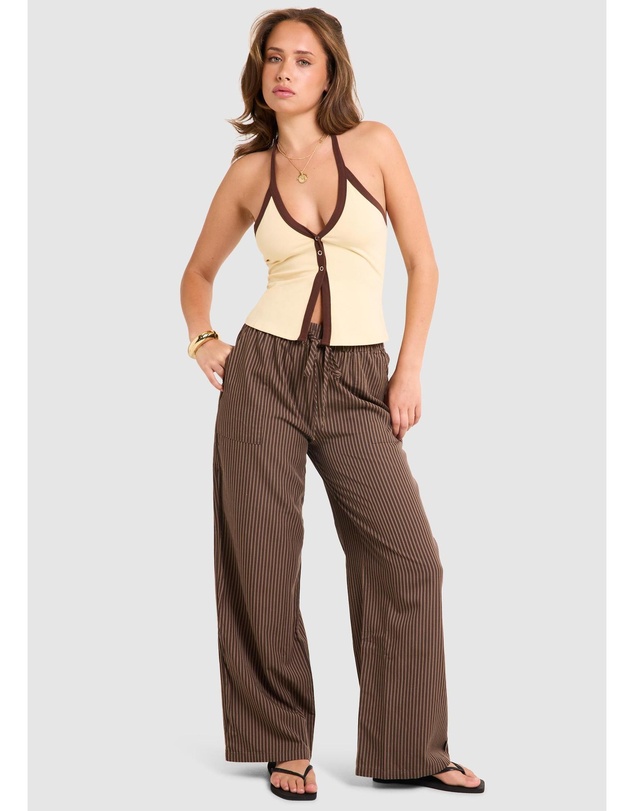 Subtitled - June Bind Halter Tank Top